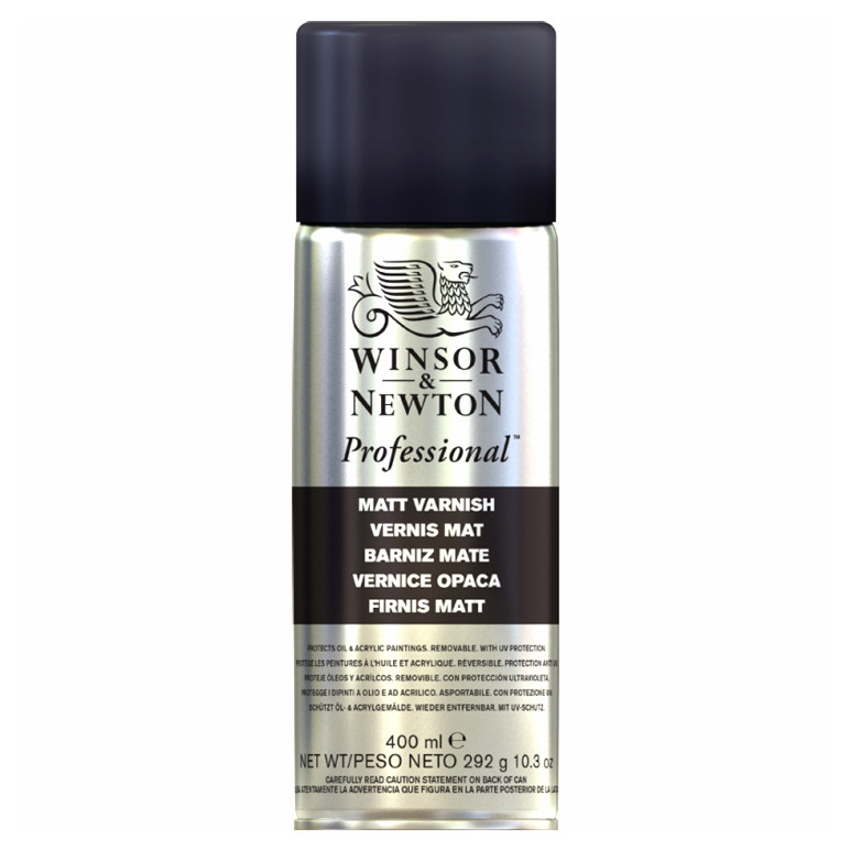 Winsor & Newton Fixatif Aérosol 400ml - Protection Dessins Pastel Fusain