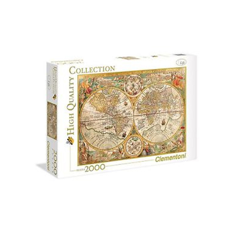 Puzzle Clementoni 32557 Mapa Antiguo Hqc 2000 Piezas Berrini