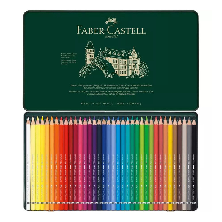 Lapiz Color Faber Castell Acuarelable X36 Lata A.durer Berrini