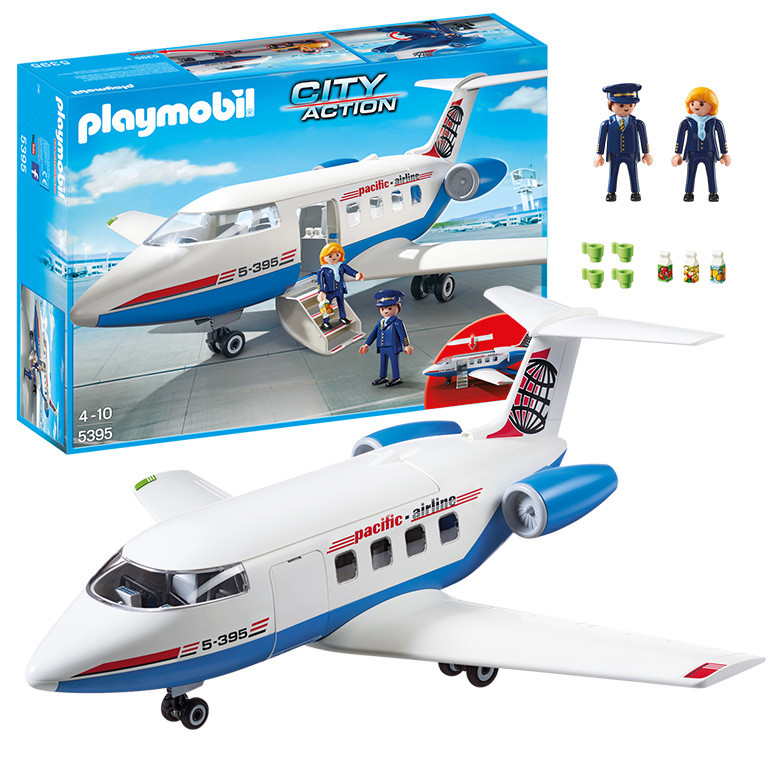 Playmobil 5395 City Action Avion De Pasajeros Berrini