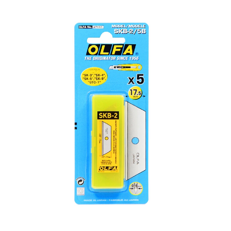 Repuesto Cuchilla Olfa Skb-2/5B 18Mm X 5Uni. Berrini